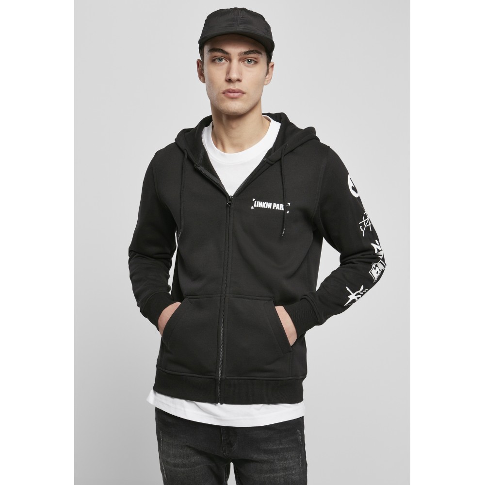 Merchcode Linkin Park - Linkin Park Anniversary Logo Zip hoodie - Black